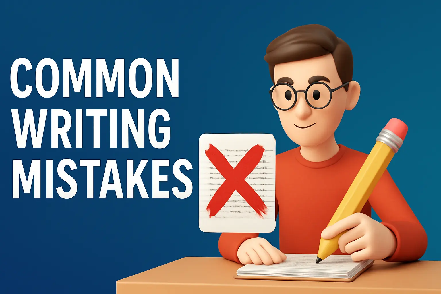 Common writing mistakes examples and how to fix them easily.