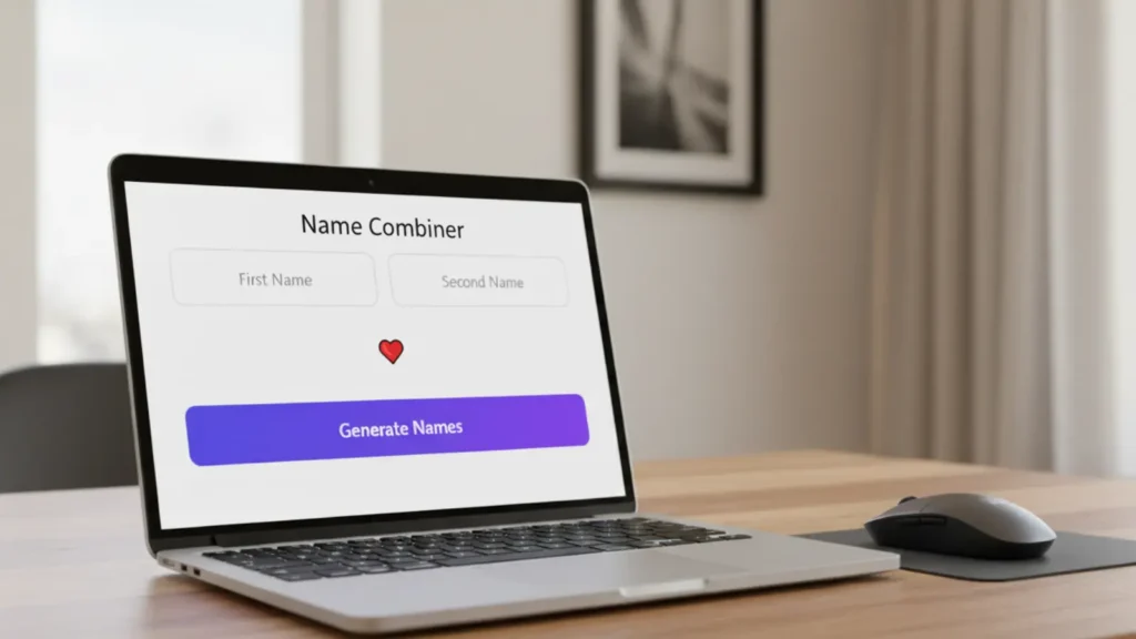 Name Combiner Generator tool to combine two names into unique one.